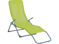 Skladacie ležadlo Tangura zelené 140 x 61 x 57-96,5 cm *