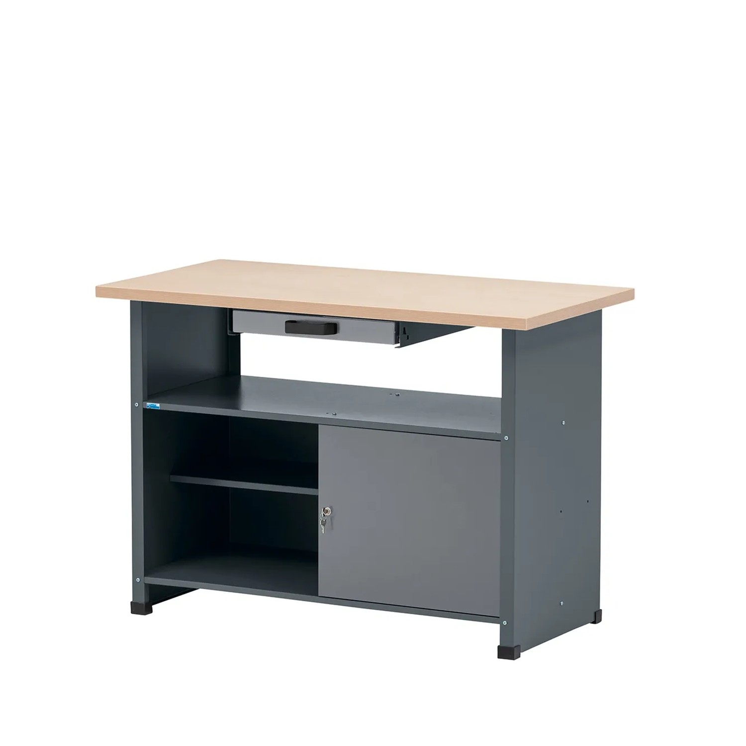 E-shop Küpper Odkladací stolík 14119, 1 dvierka/1 zásuvka (6,5 cm)/1 polica 84x120x60cm