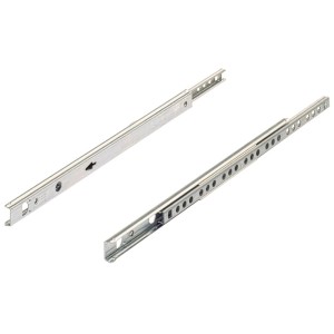 Čiastočný guľôčkový výsuv Hettich pre zásuvky, 220-355 mm, pre 17 mm drážku.