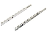 Hettich čiastočný guľôčkový výsuv pre zásuvky so 17 mm drážkou 220 mm - 355 mm