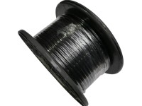 Silový kábel plochý CYKYLO-J 2x2,5 mm, čierna (cievka) - metráž
