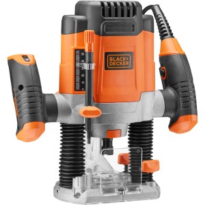 Horná fréza Black+Decker KW1200E pre presné frézovanie. Výkonná, s príslušenstvom.