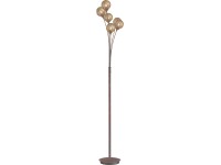 Paul Neuhaus Stojaca lampa Greta, 6xG9, hrdzavá, 29,1 x 33,8 x 181,2 cm