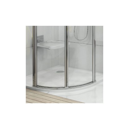 RAVAK Odkvapnička štvrťkruhová KK4 Chrome