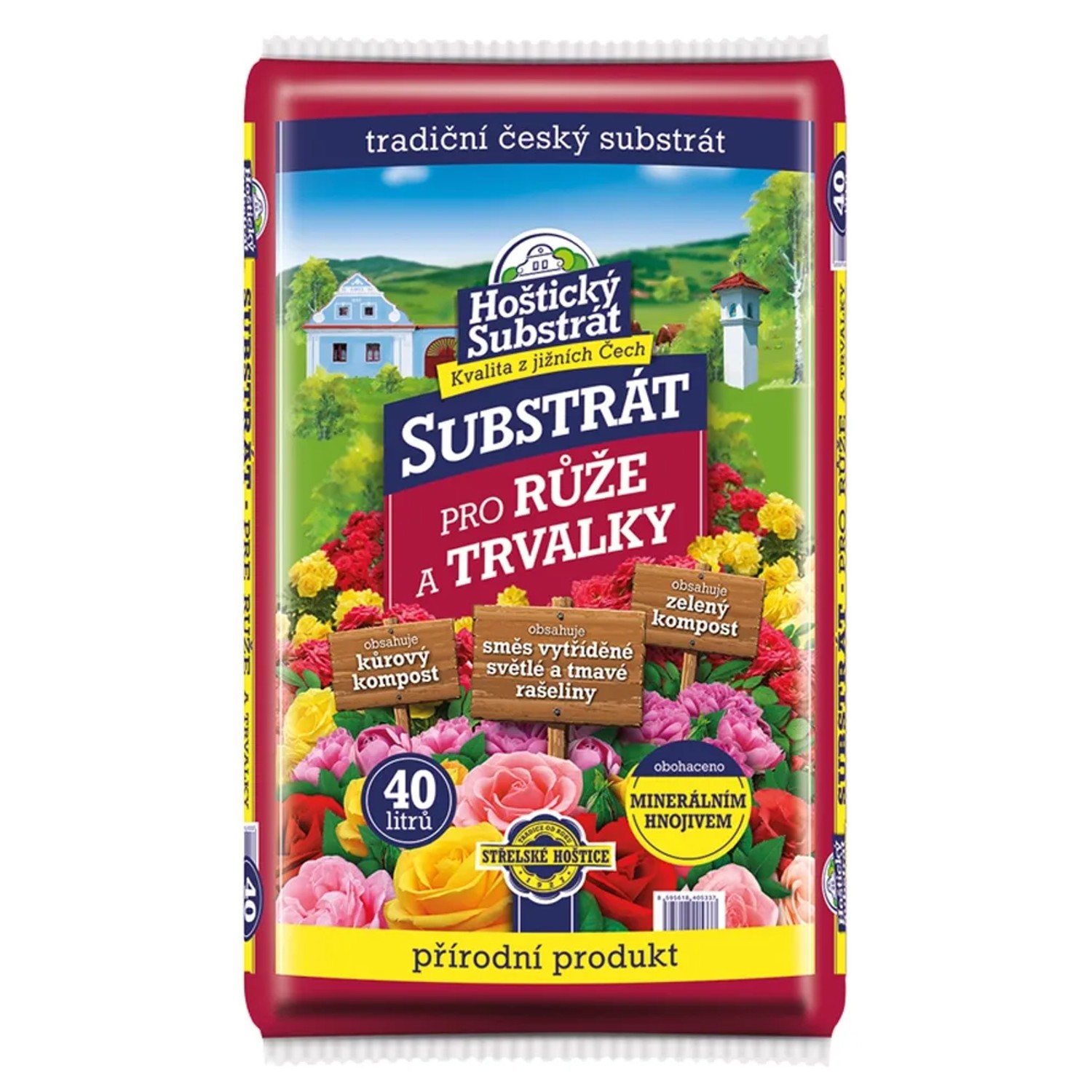 E-shop Hoštický Substrát pre ruže a trvalky 40 l