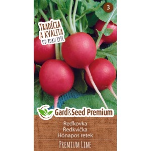GardenSeed Premium Semienka Reďkovka PREMIUM