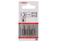 Bosch Bity skrutkovacie Extra Hard T8, 25 mm, 3 ks