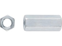 LUX-TOOLS Spojovacia matica pozinkovaná M16 x 50 mm, pr. 24 mm - na váhu