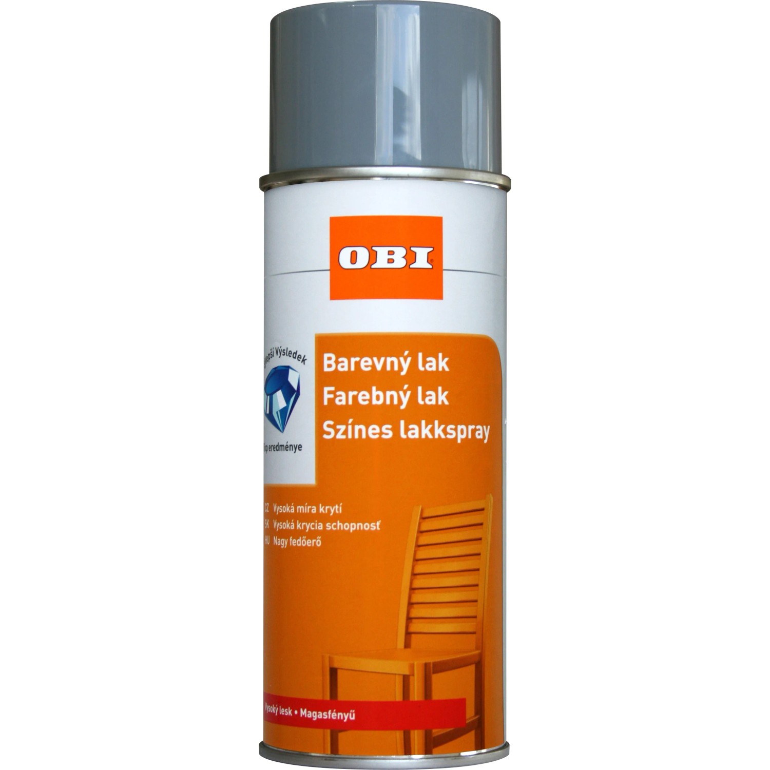 E-shop OBI Lak v spreji vysoko lesklý RAL 7001 striebrosivá 400 ml