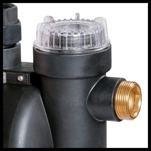 Detail: Einhell GC-AW 6033 domáca vodáreň s predfiltrom a zlatou prípojkou.