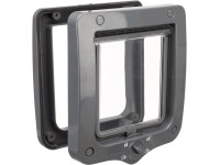 Trixie Priechodné dvierka so 4 funkciami 20 cm x 22 cm sivé