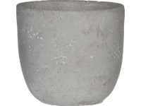 Mica Decorations Kvetináč Jimmy svetlo sivý, pr. 13 x 12 cm
