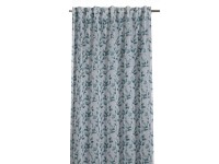 Sehlbach Záves so skrytými pútkami, listy, zelený, 245 x 135 cm