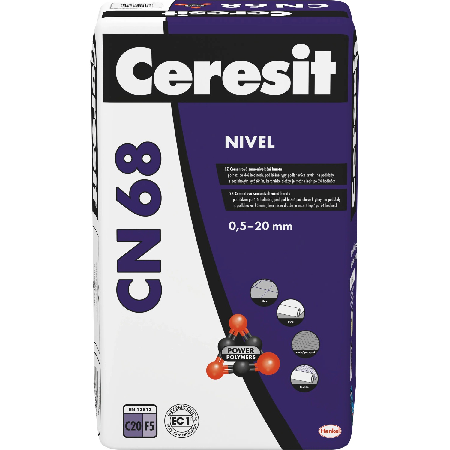 E-shop Ceresit Samonivelizačná hmota CN 68 25 kg
