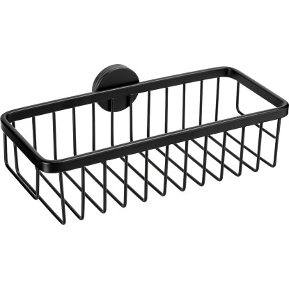 baliv Košík do sprchy, čierna, 28 x 13,3 cm
