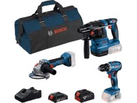 Bosch Súprava aku náradia GBH18V-22+GWS18V-8+GSR185-Li+2x aku, nabíjačka, taška Bosch Súprava aku náradia GBH18V-22+GWS18V-8+GSR185-Li+2x aku, nabíjačka, taška