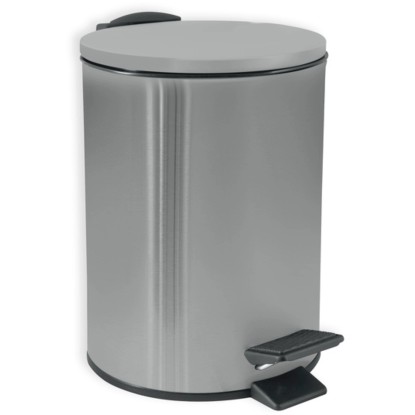 Spirella Nášľapný odpadkový kôš Adelar, kartáčovaná oceľ, 3 l
