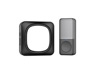 Solight Bezdrôtový domový zvonček 1L79B do zásuvky, learning code, 150m, čierna