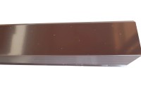 Záveterná lišta na krytinu, čokoládovo hnedá RAL 8017, 200 x 31,3 x 14 cm