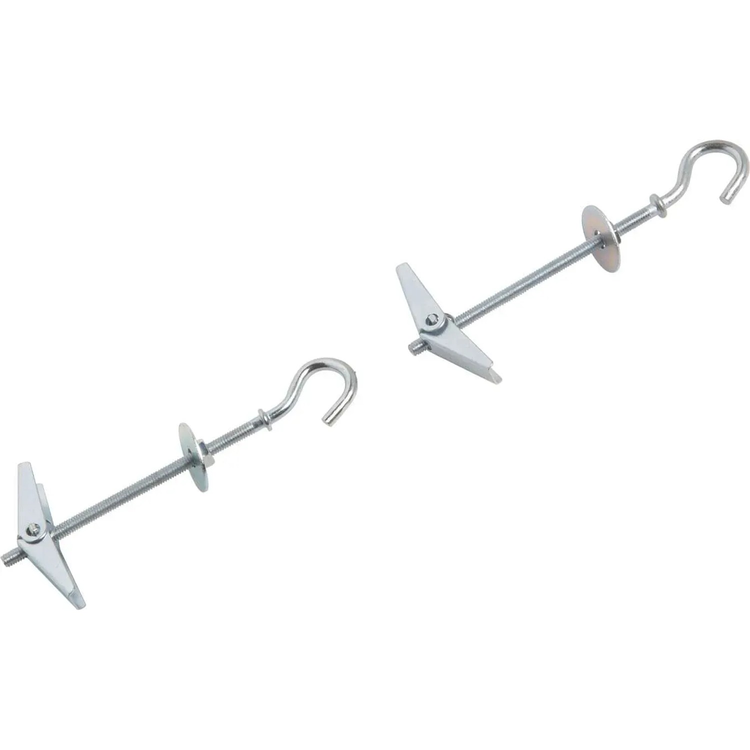 E-shop LUX-TOOLS Pružinová sklopná hmoždinka s hákom M4 x 100 mm, 2 ks
