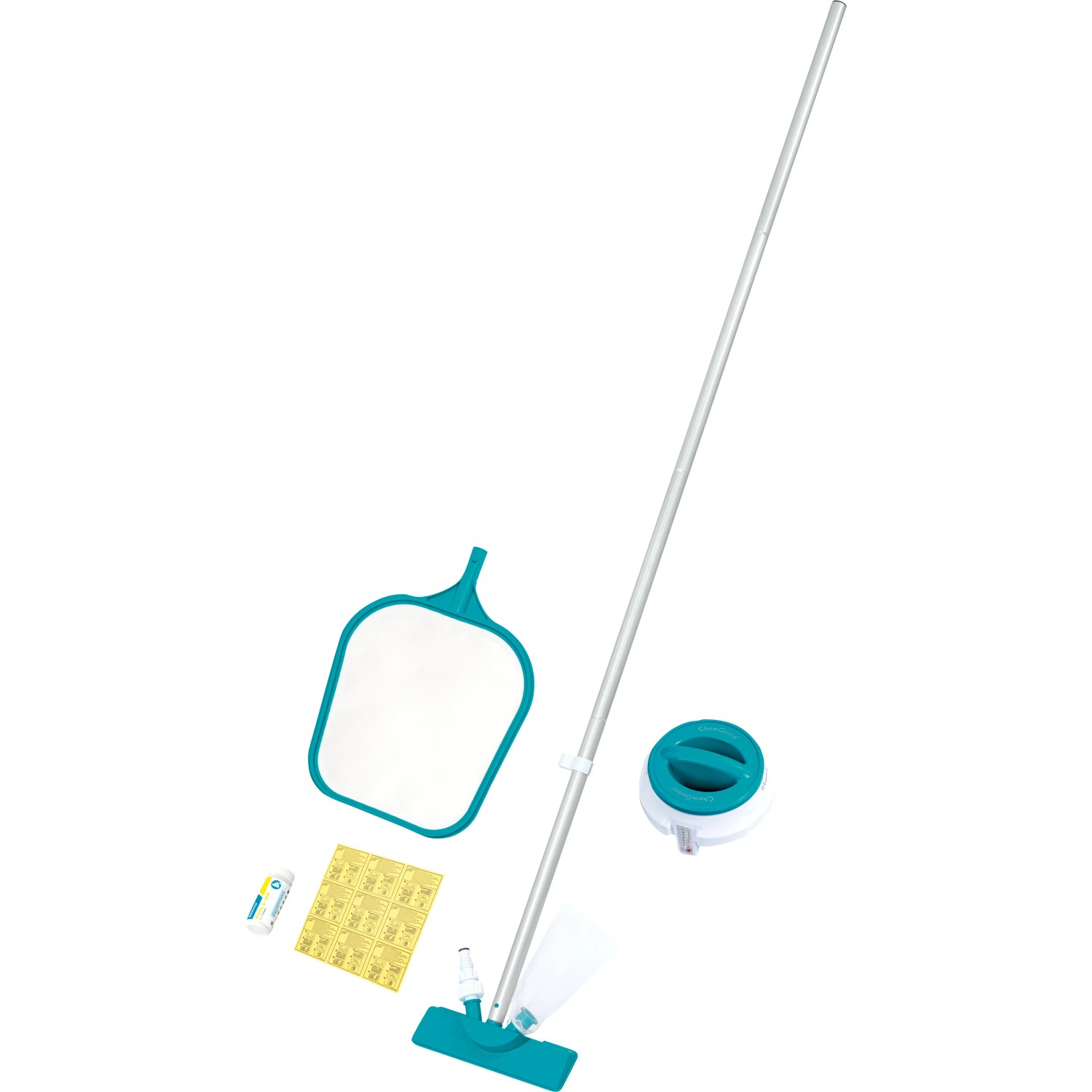 E-shop Bestway Kompletná sada starostlivosti o bazén AquaClear Deluxe do veľ. 396 cm
