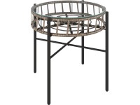 BWO Záhradný odkladací stolík Palhoca pr. 46 x 42 cm