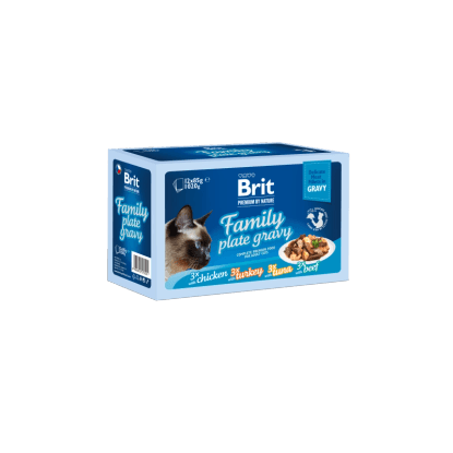 Brit Kapsička pre mačky Premium by Nature Cat Delicate Fillets 1020 g (12 x 85g)