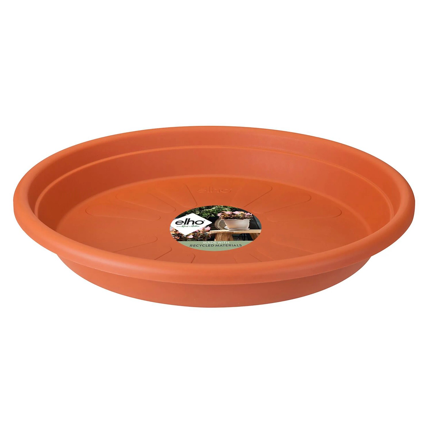 E-shop Elho Univerzálna miska pod kvetináč Round, terakotová, pr. 35 x 5 cm