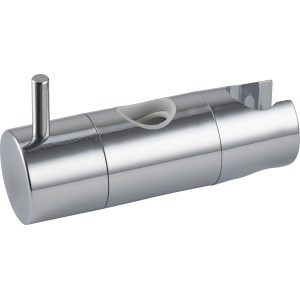 Chrómovaný držiak sprchy baliv s prepínacím kolíkom pre sprchovú tyč (Ø 18 mm).