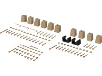 Montážna súprava pre rohovú jedálenskú zostavu Dowerin 111-dielna