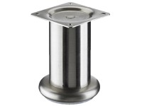 Hettich Nábytková noha Florenca 47 mm x 100 mm vzhľad nerezovej ocele