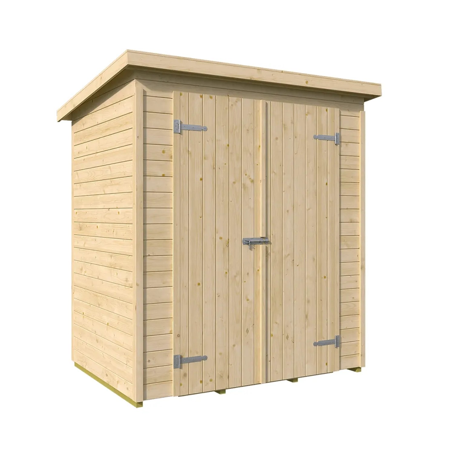 E-shop Weka Drevený domček na náradie Mori 2.2. prírodný, 170 x 120 cm