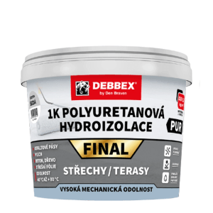Den Braven 1K Polyuretánová hydroizolácia FINAL sivá 4 kg