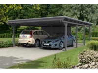 Skan Holz Prístrešok na auto Emsland EPDM s odkl. priest. brid-sivý 613 x 846 cm