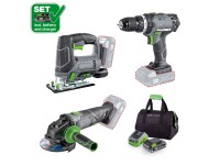 LUX-TOOLS 1 PowerSystem Súprava aku nástrojov 3v1 A-BS-20/ A-ST-20/A-WS-20/115 A