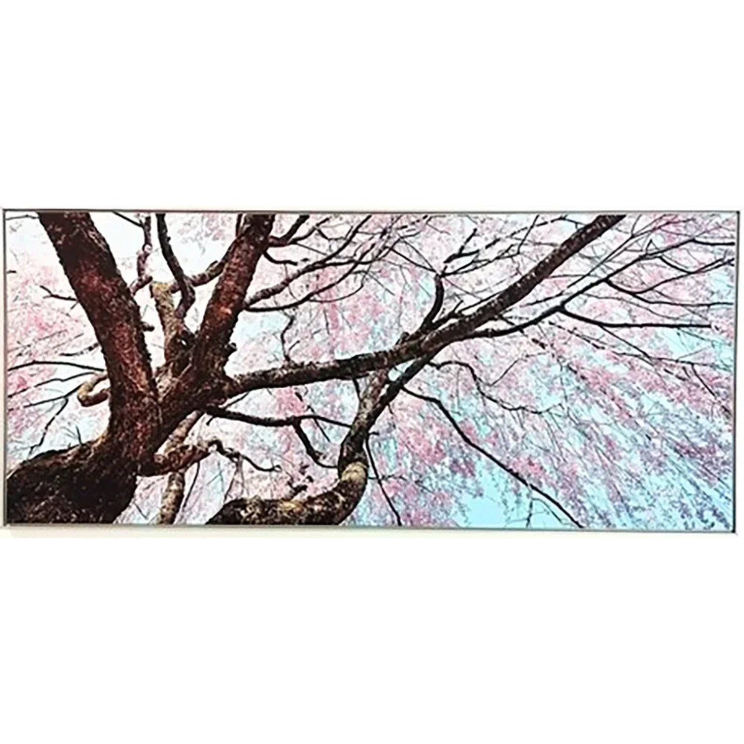E-shop Bondecor Obraz, MDF rám, SHADOW Strom pink 59 x 134 cm