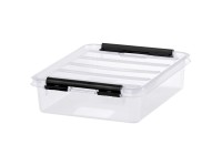 SmartStore Skladovací box Classic s vekom, transparentný, 17 x 21 x 6 cm, 1 l