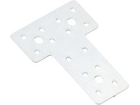 Plochá spojka v tvare T pozinkovaná 80 mm x 68 mm x 38 mm