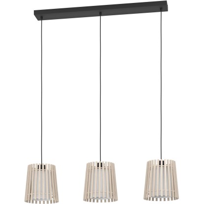 EGLO Závesné svietidlo Fattoria 3-ramenné 40 W