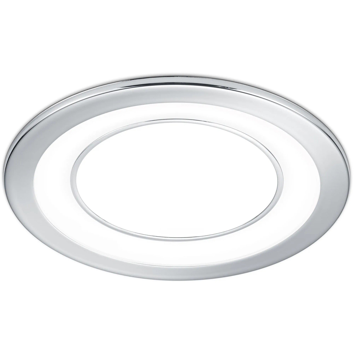E-shop Trio Vstavané LED svietidlo Core chróm pr. 140 mm