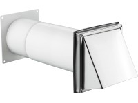 VLC Teleskopická ventilačná sada, nerezová mriežka, 300-500 mm, pr. 125 mm