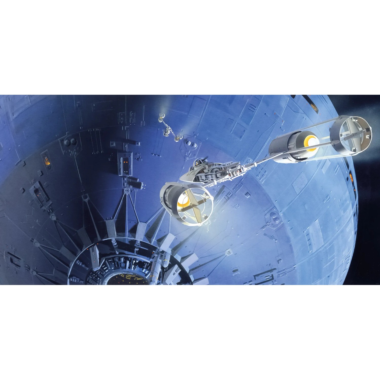 E-shop Komar Vliesová fototapeta Star Wars Classic RMQ Death Star Assault 500 x 250 cm