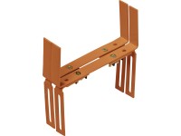 Balkónový držiak na kvetináče súprava 2 ks terakota 185 mm