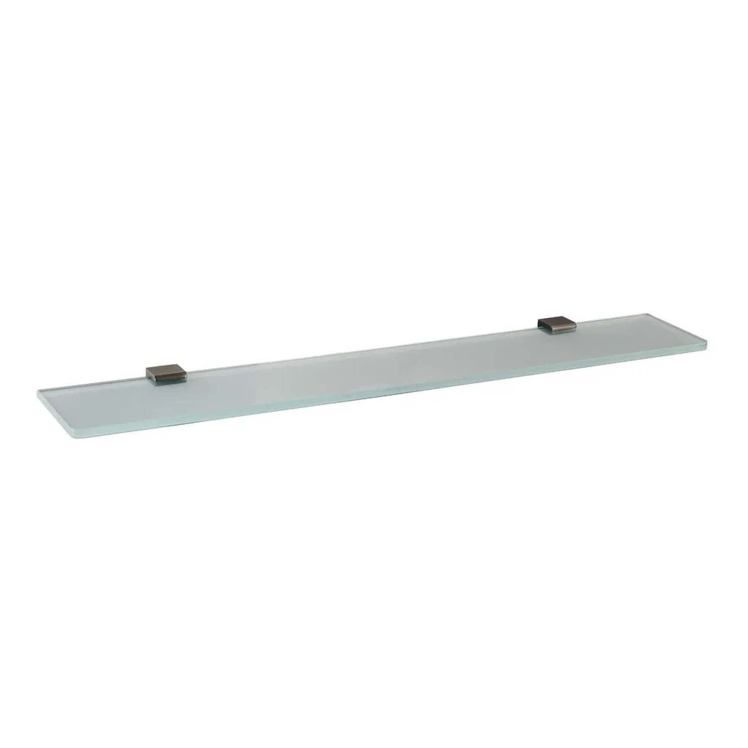 E-shop RAV Slezák Sklenená kúpeľňová polička Níl NLA0900/60MG, metal grey, 600 mm