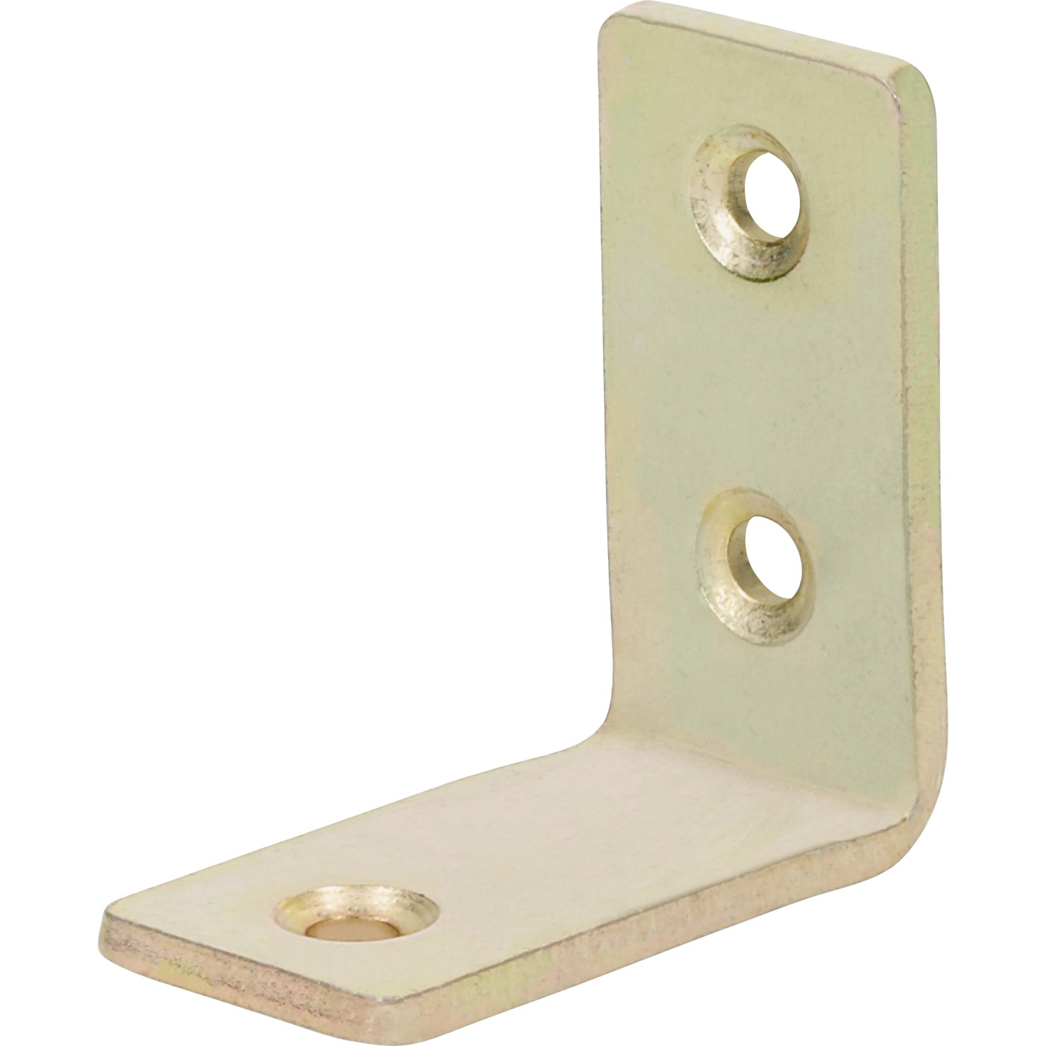 E-shop Konštrukčný uholník žlto pozinkovaný 40 mm x 40 mm x 20 mm