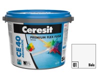 Ceresit Flexibilná škárovacia hmota CE 40 Aquastatic Biela, 5 kg