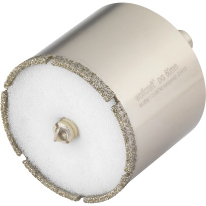 Wolfcraft Diamantová dierovacia píla Ceramic pre aku skrutkovač priemer 60 mm