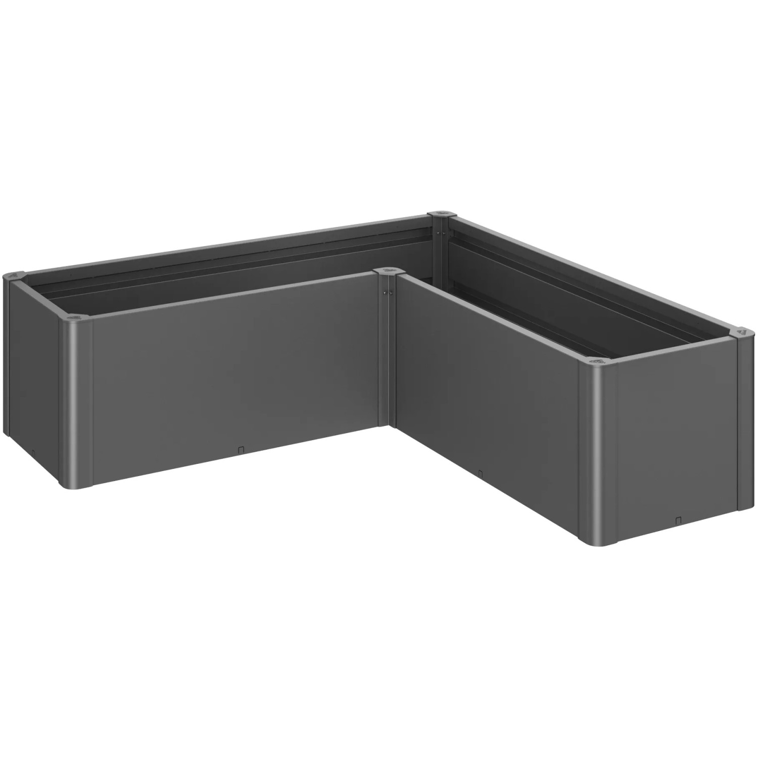 E-shop Biohort Vyvýšený záhon Belvedere Mini L150 tmavo sivý, 152 x 152 x 53 x 45 cm