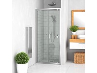 ROLTECHNIK Sprchové dvere do niky LLDO2 800 Brillant 2-krídlové, transparentnné