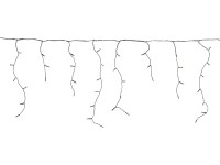 LED svetelná reťaz s efektom mrznúceho dažďa, 200 diód teplá biela, čierna, 11 m